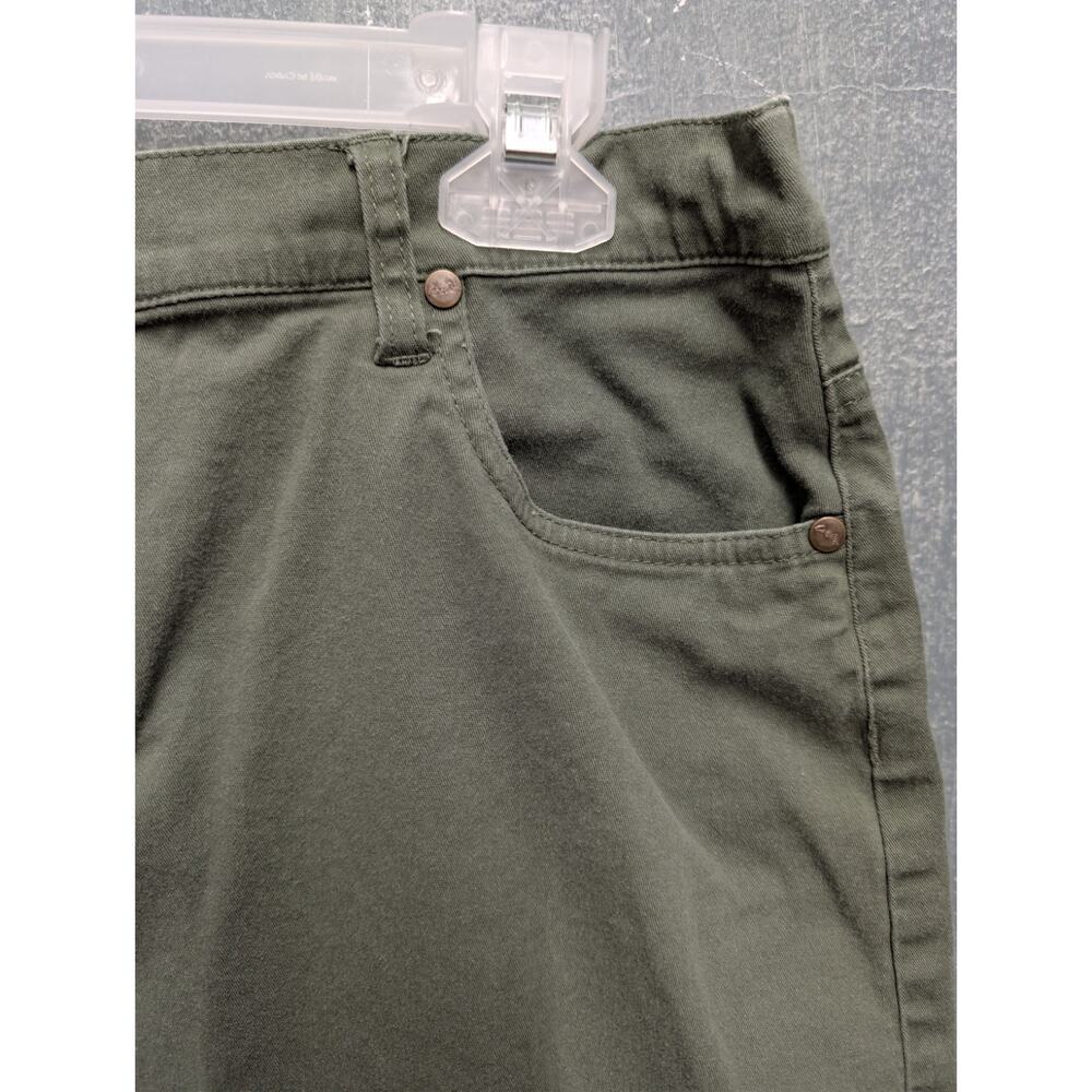 Bend Over Army Green Knee Length Denim Skirt Size 16 XL - Picture 2 of 9